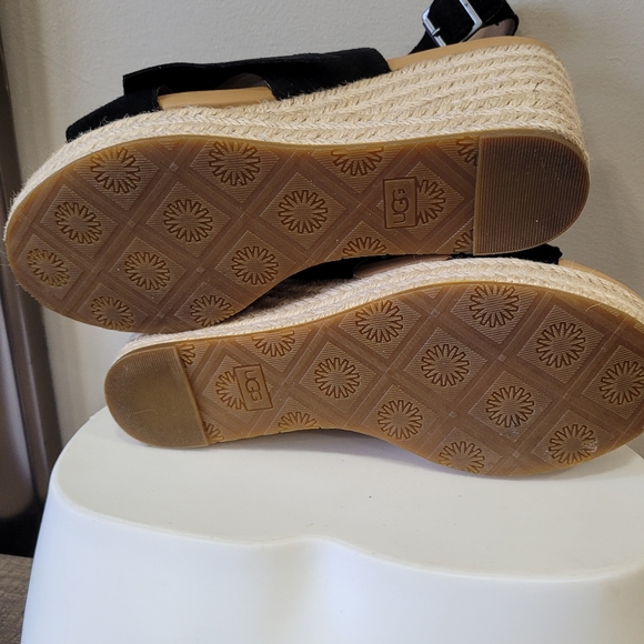 Ugg Wedge Espadrille Sandals - Picture 3 of 8